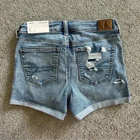 AE American Eagle Ne(x)t Level Stretch Low Rise Shortie Shorts Size‎ 4 - Picture 4 of 9